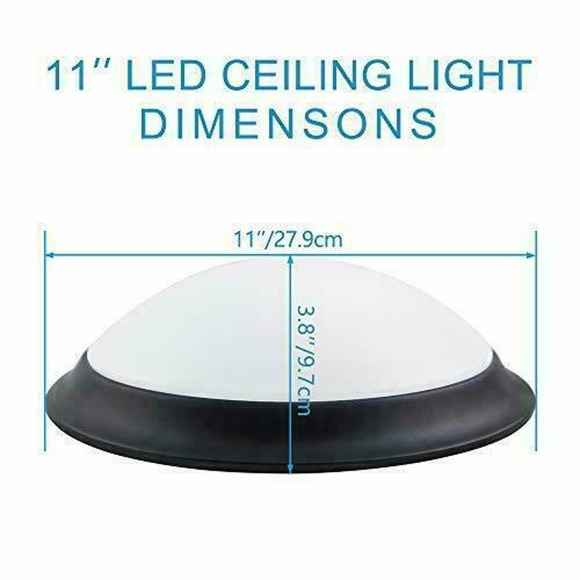 LED Flush Mount Led Ceiling Light Fixture 11 Inch 18 W 3000K Warm White 1... - Picture 3 of 12